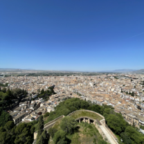 A partial view of Granada from above