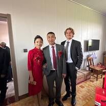 they got married，恭喜恭喜