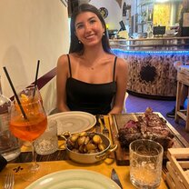 My first time having a famous Bistecca Fiorentina with an Aperol Spritz
