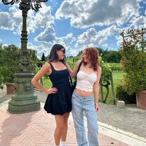 My roommate and I on a Wine Tour