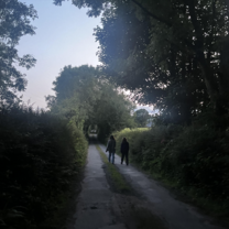 walking the 3 mile loop after dinner