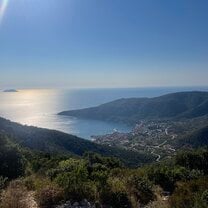 View from out bunker tour on Vis