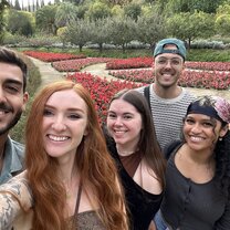 My boyfriend & my new aux friends I’ve made in Spain <3