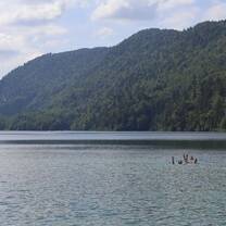 swimming near Neuschwanstein castle