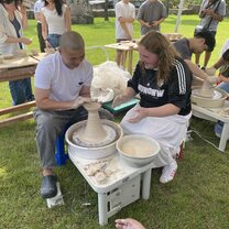 Learning how to make pottery with Korea's grandmaster pottery maker
