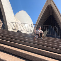 Me at the Sydney Opera House