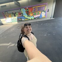 Me at Albert Park, the Formula 1 circuit, in Australia