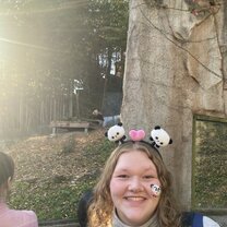 Me seeing pandas (my favorite animal) for the first time at Everland