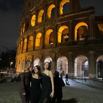 My new friends and I's first revisit to the Colosseum
