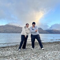 Fellow TEAN student Michael and I in Queenstown