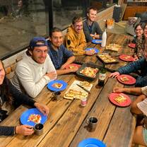 Eating pizza in Quilico!