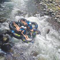 Rafting in Mindo (a weekend trip organised by the school)