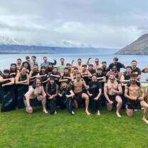 2024 New Zealand TEAN group after learning the Haka.