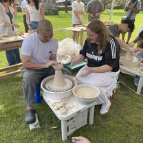 Learning how to make pottery with Korea's grandmaster pottery maker