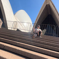 Me at the Sydney Opera House