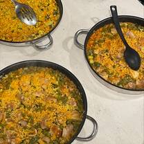 making paella at a class organized by CEA