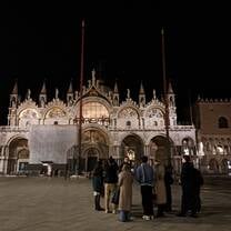 In front of st mark basilica 