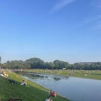 Westerpark, make favorte pace to run, read, grab food, through the frisbee with friends, ride my bike 