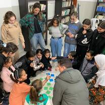 Teaching English at the Palestinian Refugee Camp