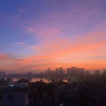 View of Hanoi from our roof