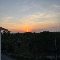 Sunset from our accommodation 