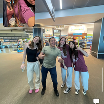 us with our favorite staff member