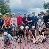 ziplining!