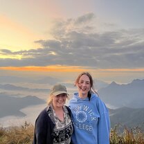 Sunrise at Phu Chi Fa near the boarder of Laos!