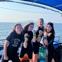 Getting Scuba certified with my fellow teachers