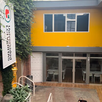 A picture of one of the interior areas within my school abroad (Universidad Veritas).