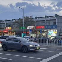 Local restaurants along a street