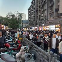 A popular street for food options.