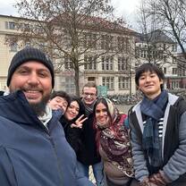 Halle Tour with the roomies and Rafat!