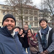 Halle Tour with the roomies and Rafat!