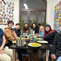 Bye bye dinner of lovely Andrew and Daniella. 