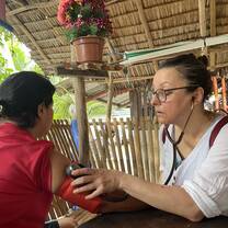 health checking in the village
