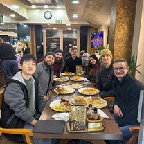 My goodbye dinner :). 