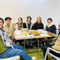 Dinner with other volunteers and program coordinators