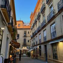 a street in the center of sevilla