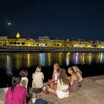 friends on the river in sevilla
