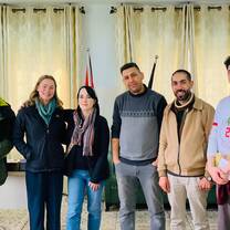 Visiting a Palestinian orphanage