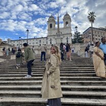 This was taken at the Spanish steps in Rome!