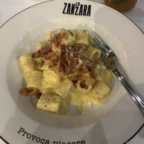A carbonara at one of my favorite restaurants in the neighborhood we lived in