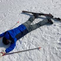 I tried skiing