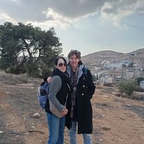 Myself and another volunteer 