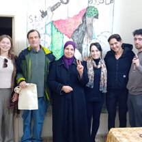 Visiting a local Hebron Resident in H2