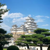 The famous Himeji Castle in Hyogo