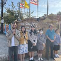 Morning date duty with Thai teachers 