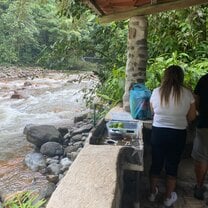 One of many excursions with my Tico family! This was to las aguas thermales