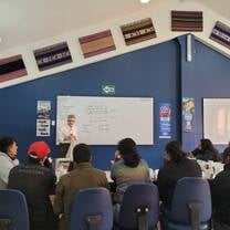 Mini class with real Spanish students!